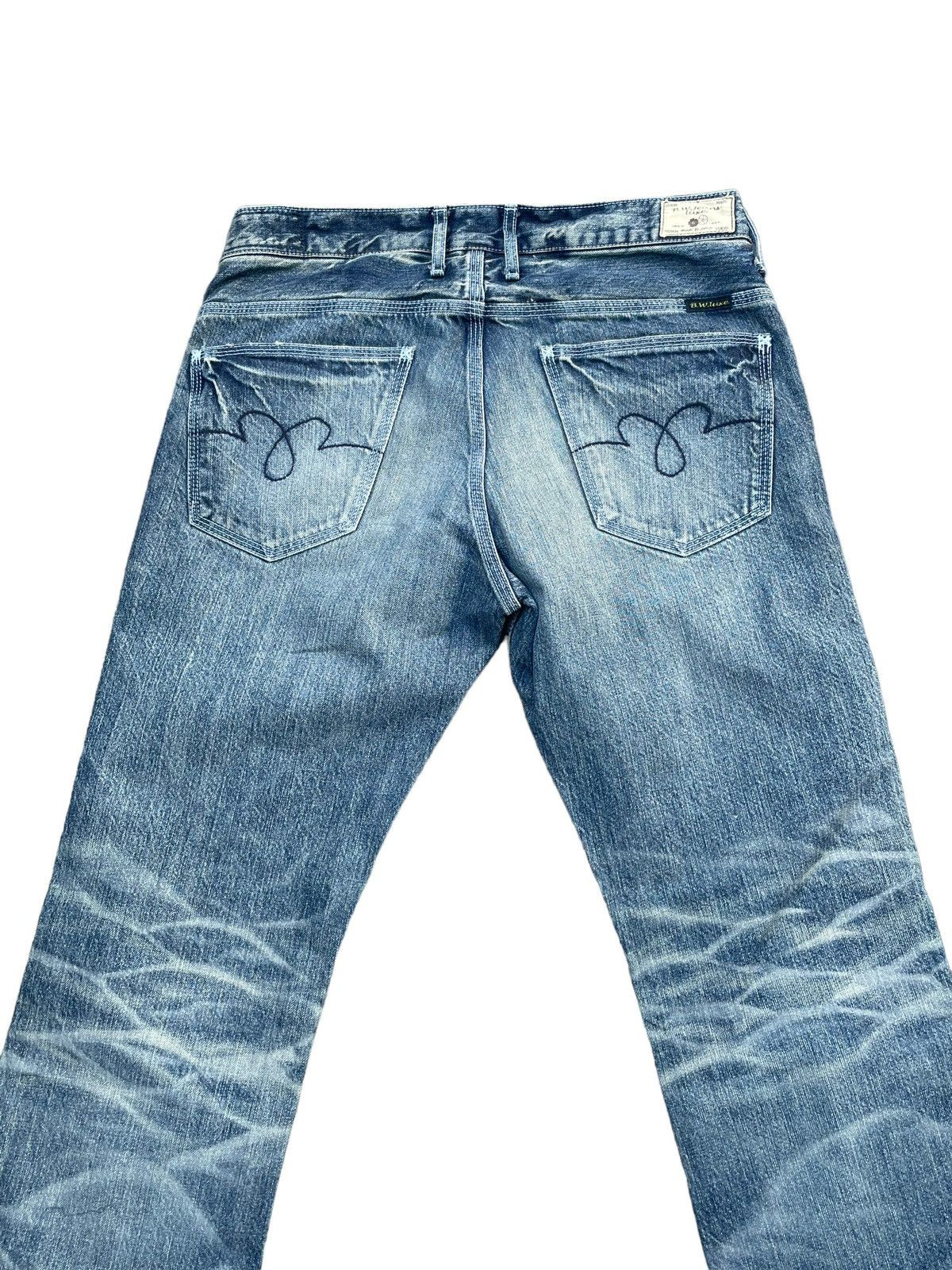 Japanese Brand × Vintage Vintage Blue Way Flare Faded Denim Size US 33 - 8 Thumbnail