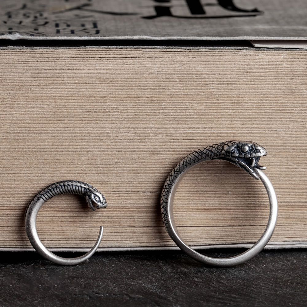 Jewelry Snake Future Jewelry Rings Open Size Chrome Ring (Size 7-13) Size ONE SIZE - 2 Thumbnail