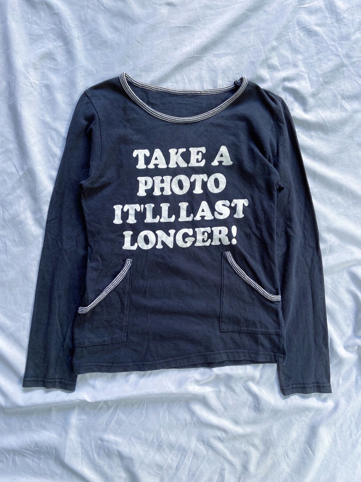 Japanese Brand TAKE A PHOTO IT WILL LAST LONGER! LONG SLEEVE Size US S / EU 44-46 / 1 - 1 Thumbnail
