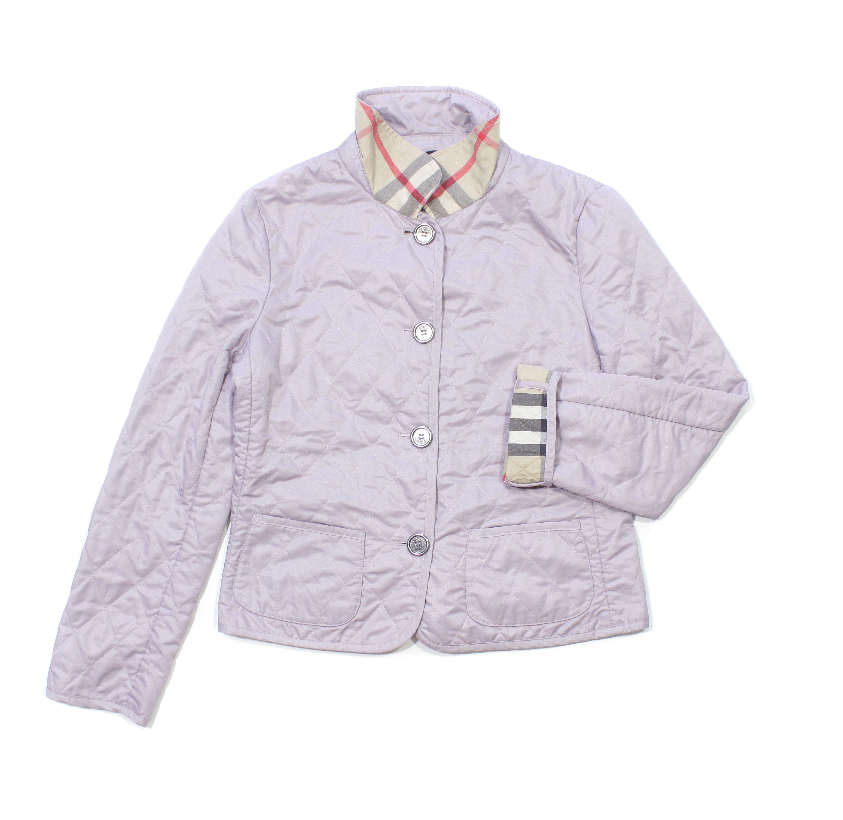 Burberry Nova Check Quilted Jacket Size L / US 10 / IT 46 - 1 Thumbnail