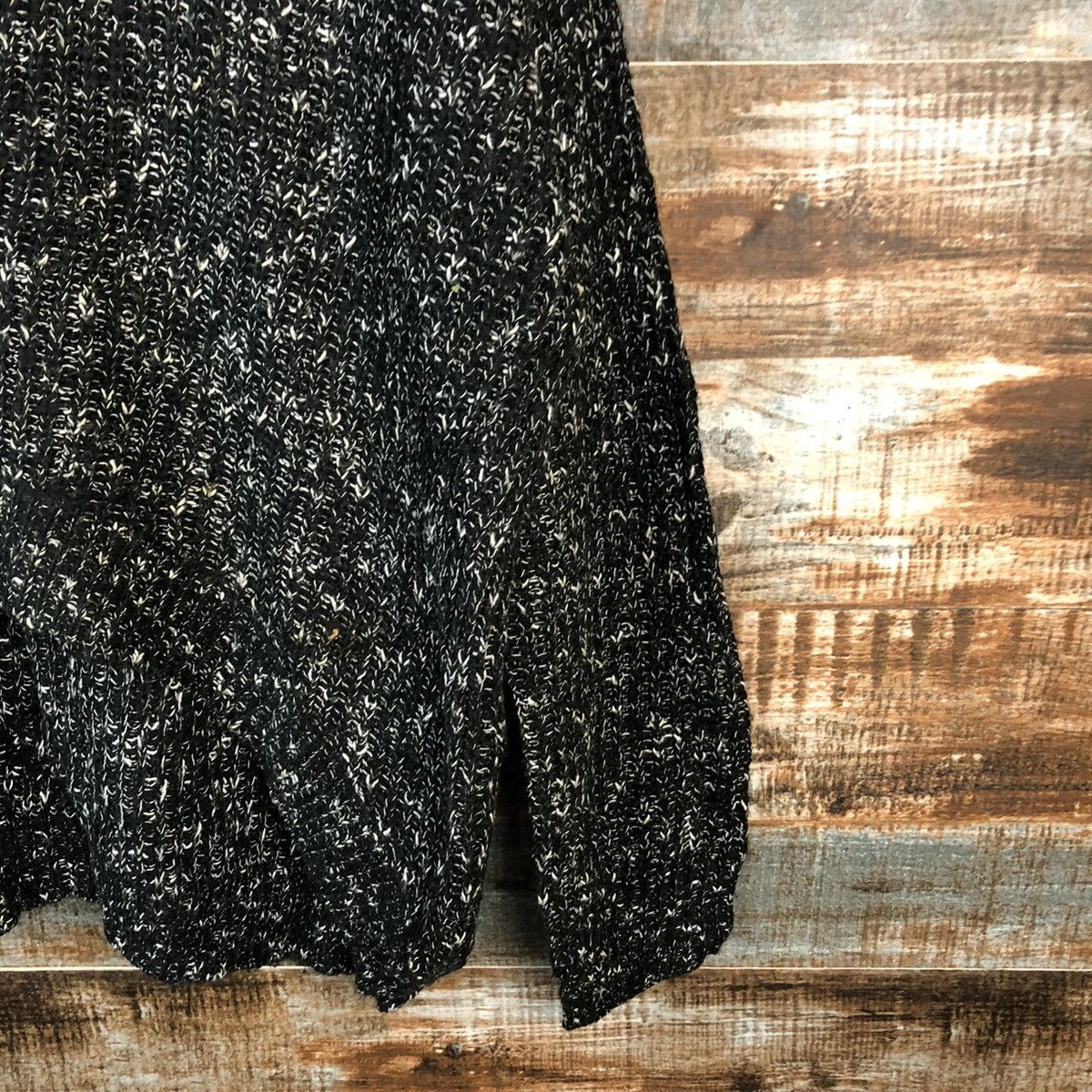 Homespun Knitwear × Japanese Brand Ozoc Black Knitwear #A1367 Size M / US 6-8 / IT 42-44 - 8 Thumbnail