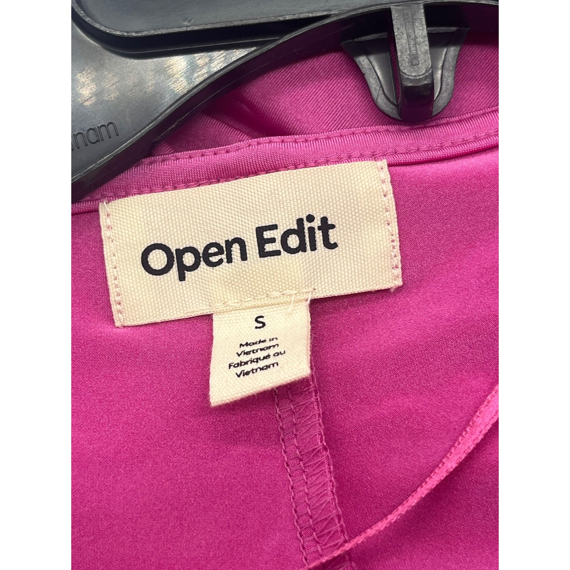 Other OPEN EDIT Ruched T-shirt Dress In Pink Rosebud, S Size S / US 4 / IT 40 - 5 Thumbnail