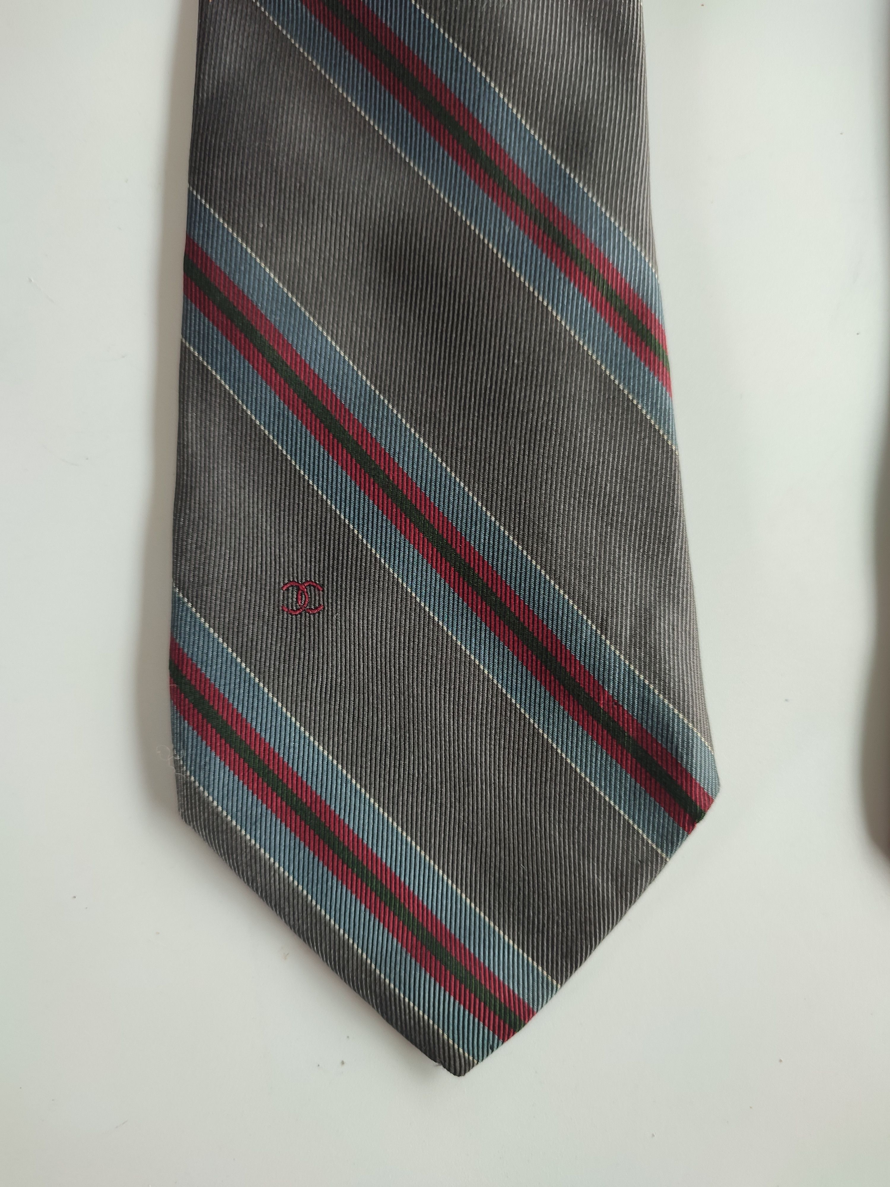 Chanel Authentic chanel vtg necktie Size ONE SIZE - 2 Thumbnail