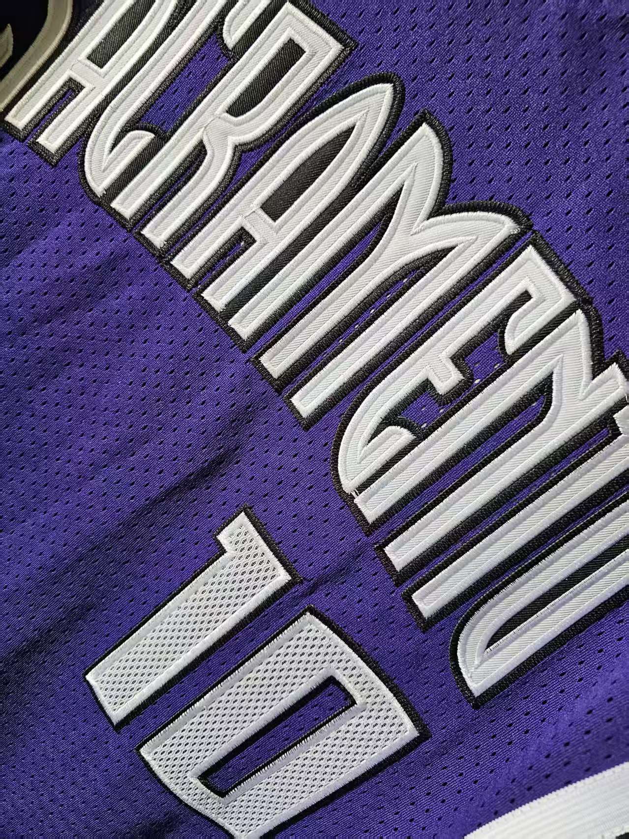 NBA Mike Bibby Jersey Sacramento Kings 10 Double Stitched Size US XL / EU 56 / 4 - 3 Thumbnail