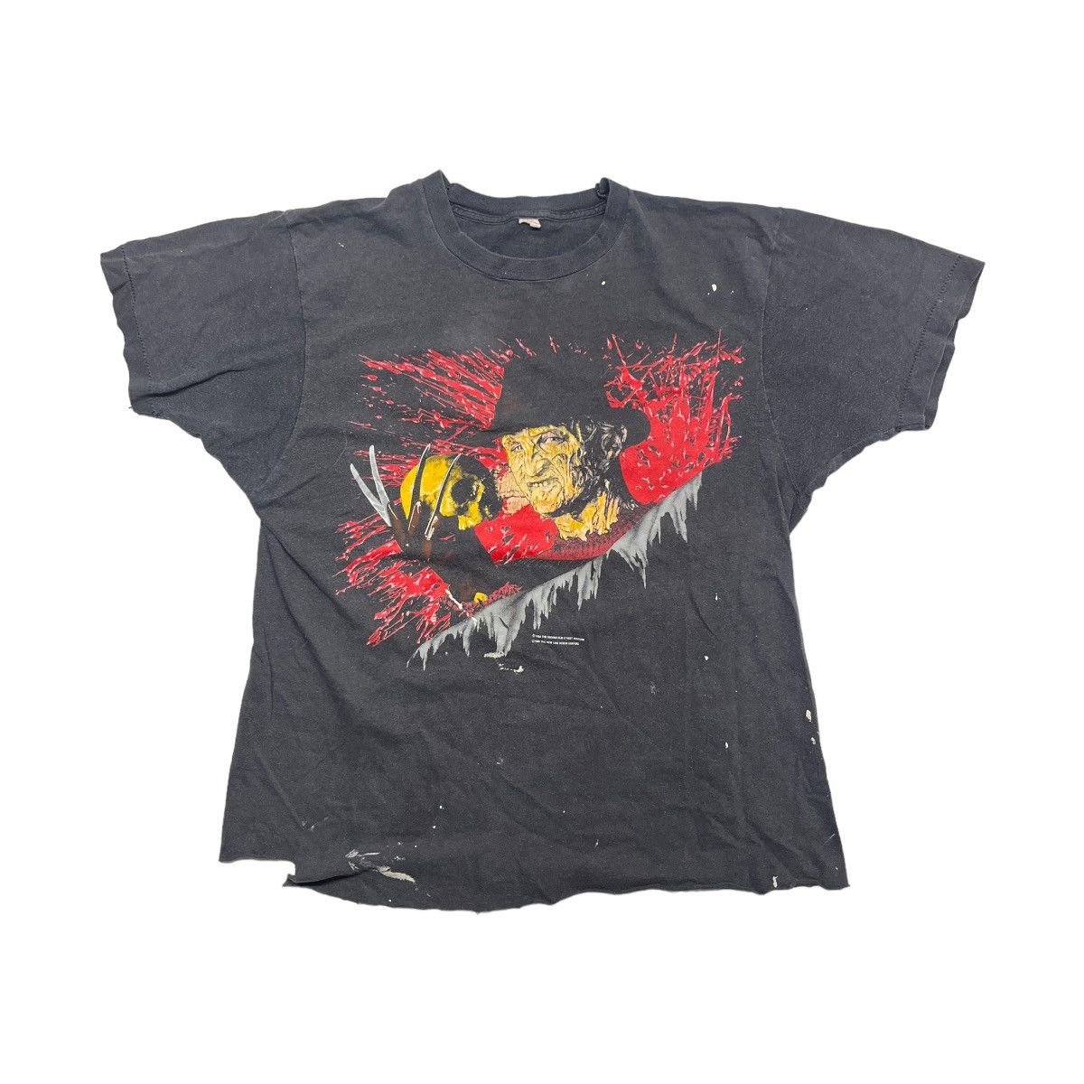Vintage 1984 Nightmare on Elm Street 3 Freddy Krueger Tee Size US L / EU 52-54 / 3 - 1 Thumbnail