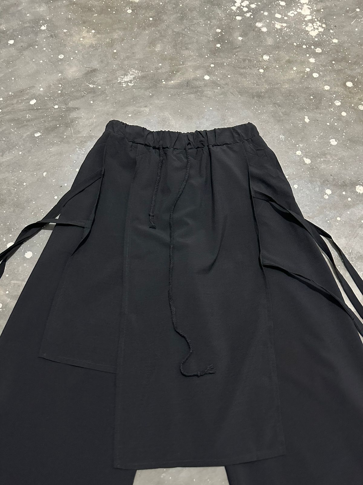 Japanese Brand 🔥Avant Garde Style Layered Cropped Pants Size US 29 - 3 Thumbnail