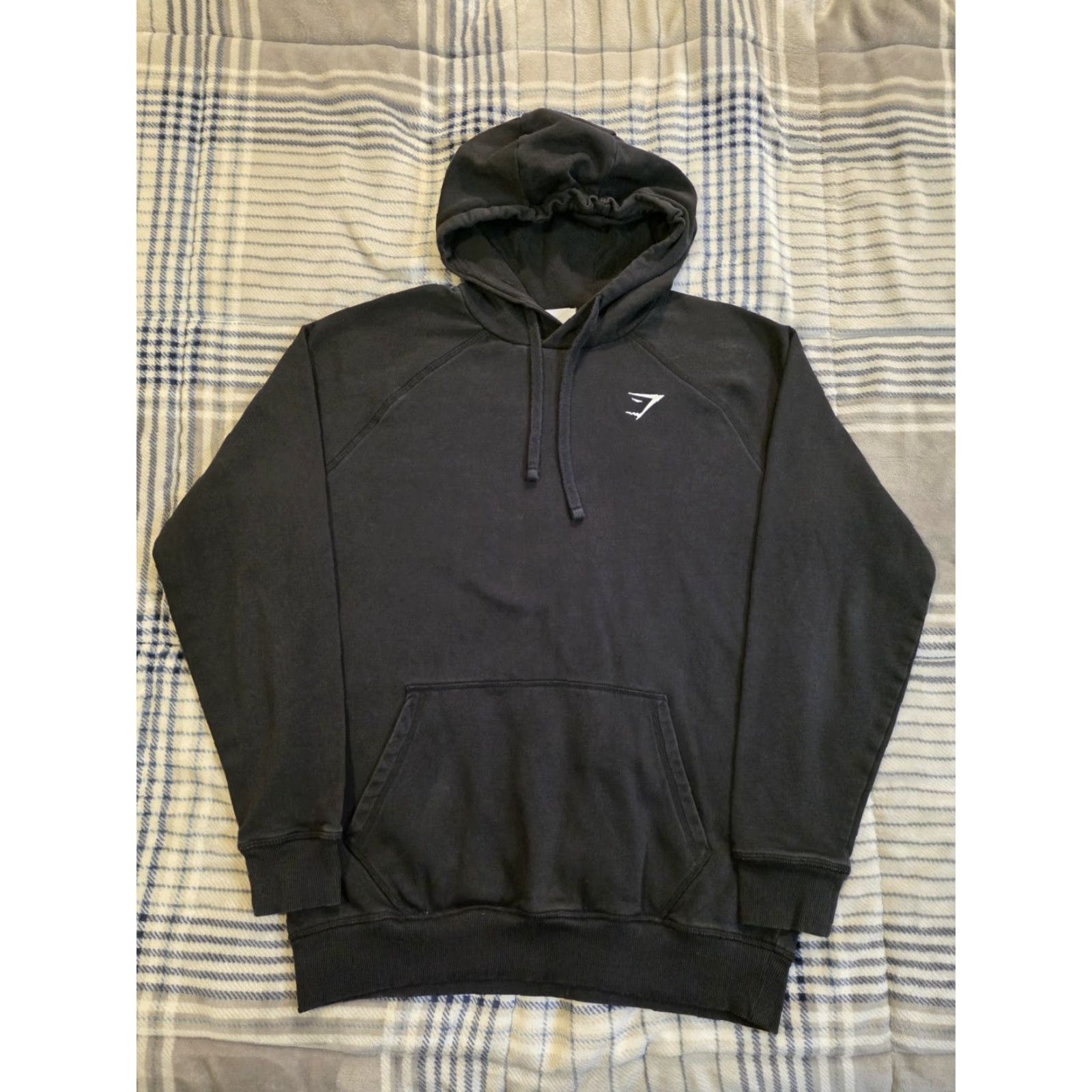 Gymshark Gymshark Embroidered Crest Hoodie Pullover Black Mens Size Large Gym Performance Size US L / EU 52-54 / 3 - 2 Thumbnail