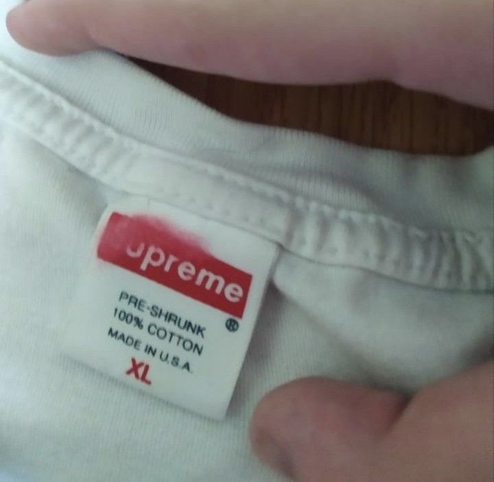 Supreme Supreme Nuova York Tee-white(XL) Size US XL / EU 56 / 4 - 2 Thumbnail