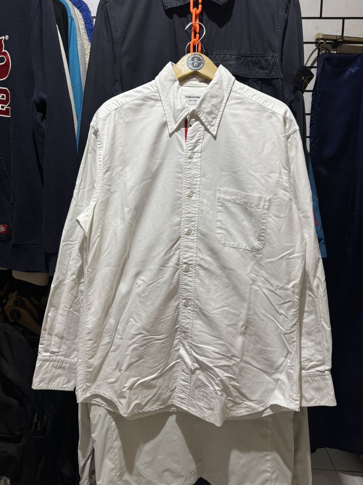 Thom Browne Thom Browne Classic Oxford Shirt Size US XL / EU 56 / 4 - 2 Thumbnail