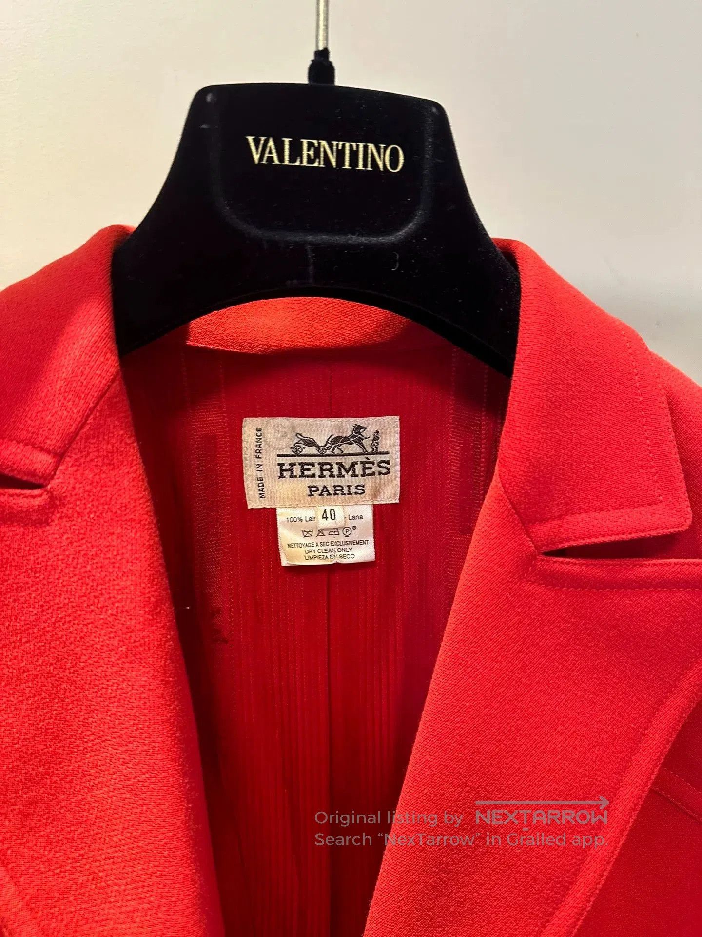 Hermes Hermès Red Wool Coat Size 40. Size US M / EU 48-50 / 2 - 3 Thumbnail