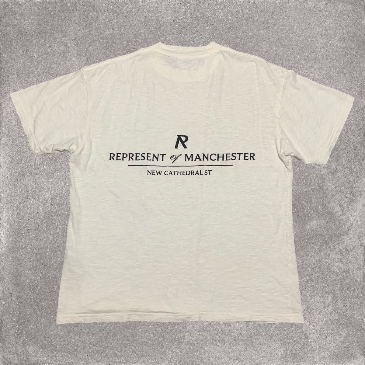 Represent Clo. Represent XS Manchester Store Exclusive Flat White Tee Size US XS / EU 42 / 0 - 1 Thumbnail