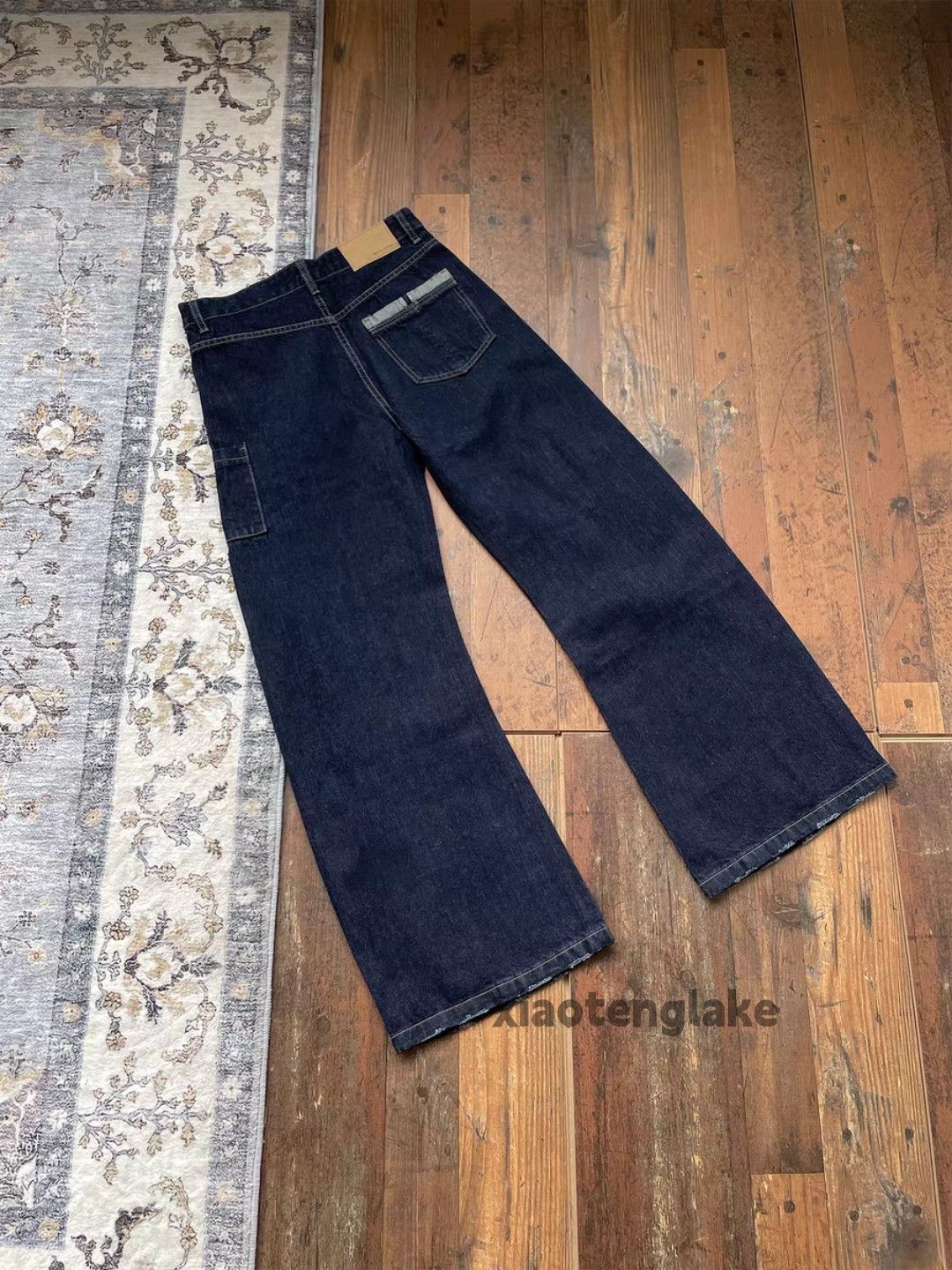 Jean xz vintage loose baggy wide Leg y2k bootcut jeans Size US 32 / EU 48 - 5 Thumbnail