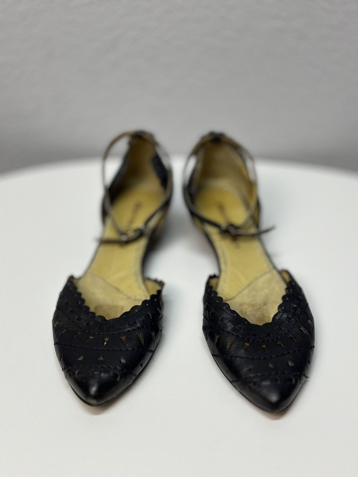 A.S.98 Vintage Air Step Ballet Shoes Womens Prada style Avantgarde Size US 11 / IT 41 - 2 Thumbnail