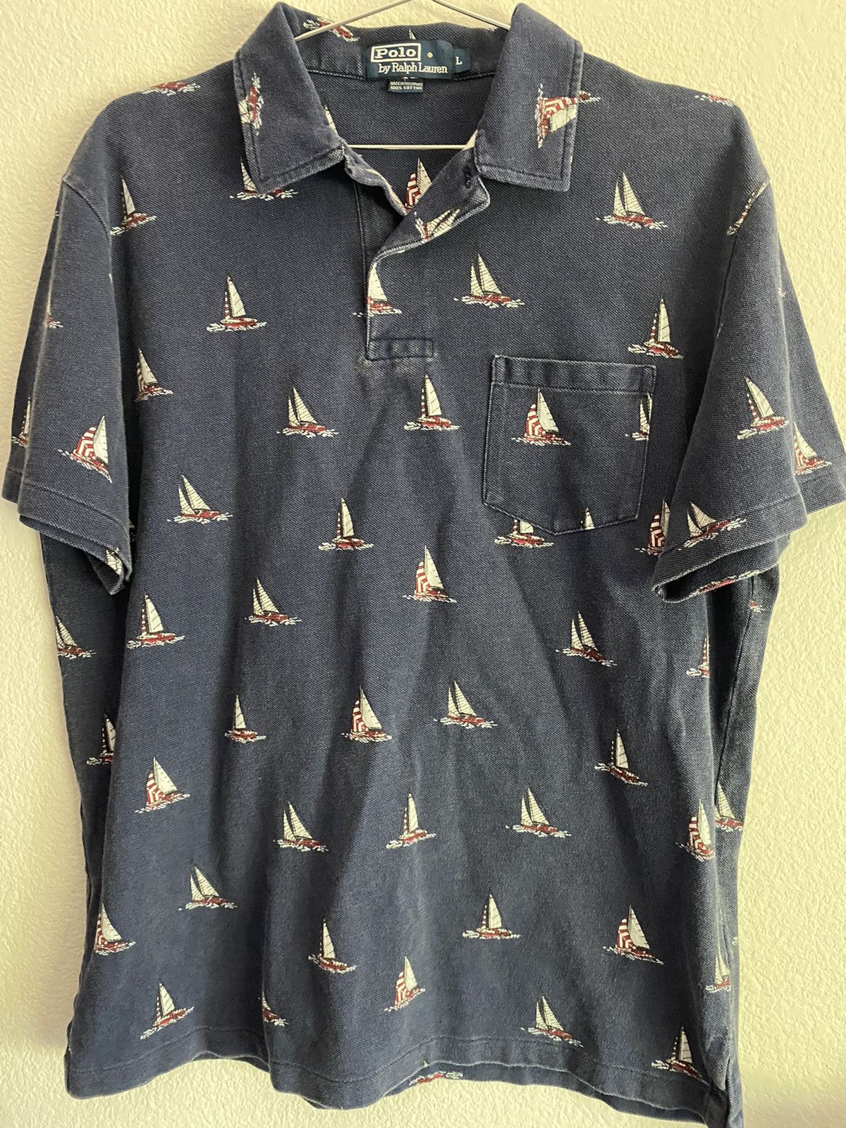 Polo Ralph Lauren × Vintage Vintage Polo Ralph Lauren sailing shirt RRL snow beach RLX Size US L / EU 52-54 / 3 - 1 Thumbnail
