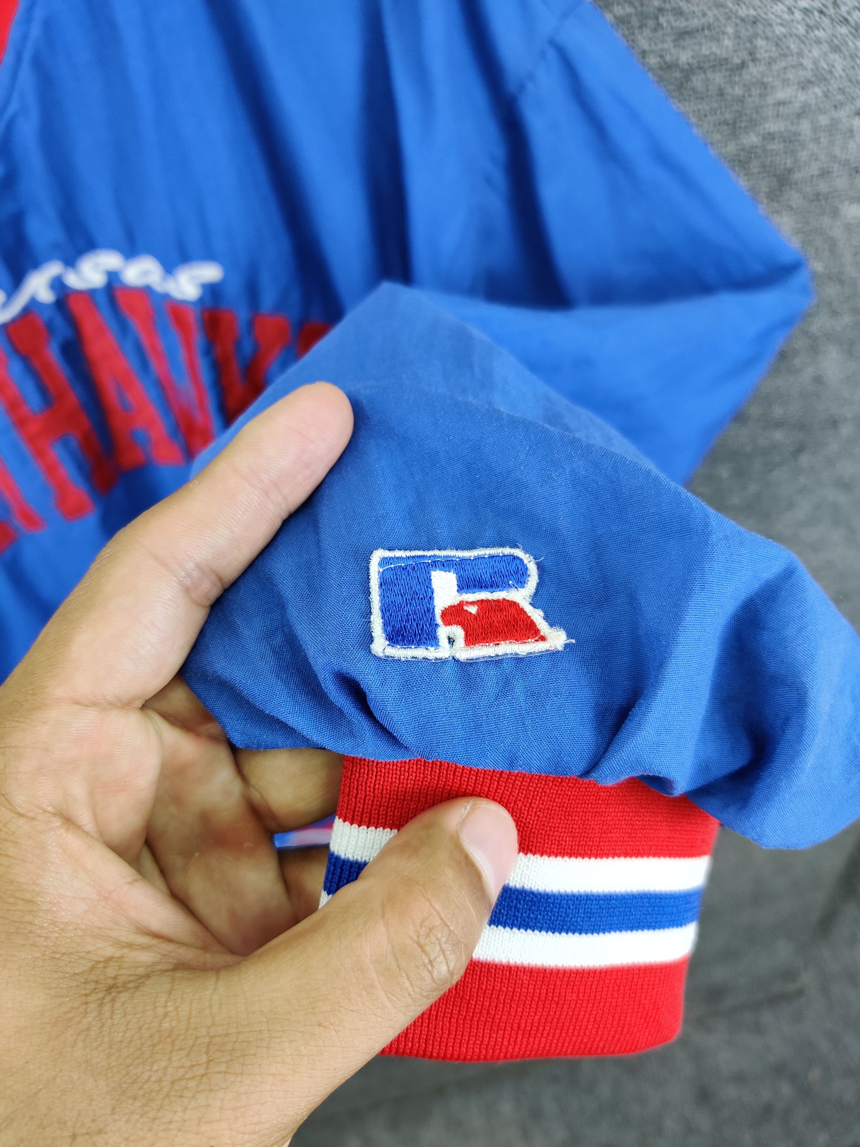 Russell Athletic Russell Athletic Kansas Jay Hawks V Neck Nylon Jacket Size US L / EU 52-54 / 3 - 8 Thumbnail