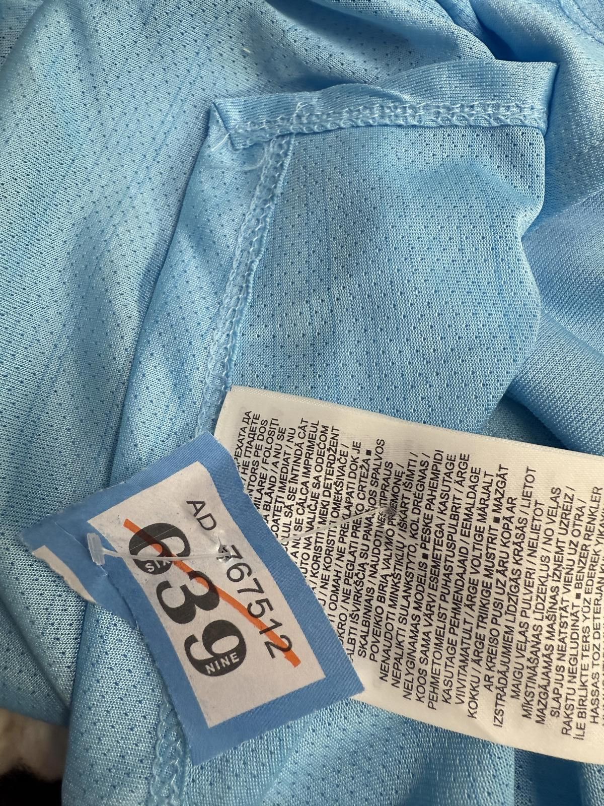 Nike Nike Dri-FIT Light Blue Short Sleeve Sports T-Shirt Medium Size US S / EU 44-46 / 1 - 2 Thumbnail