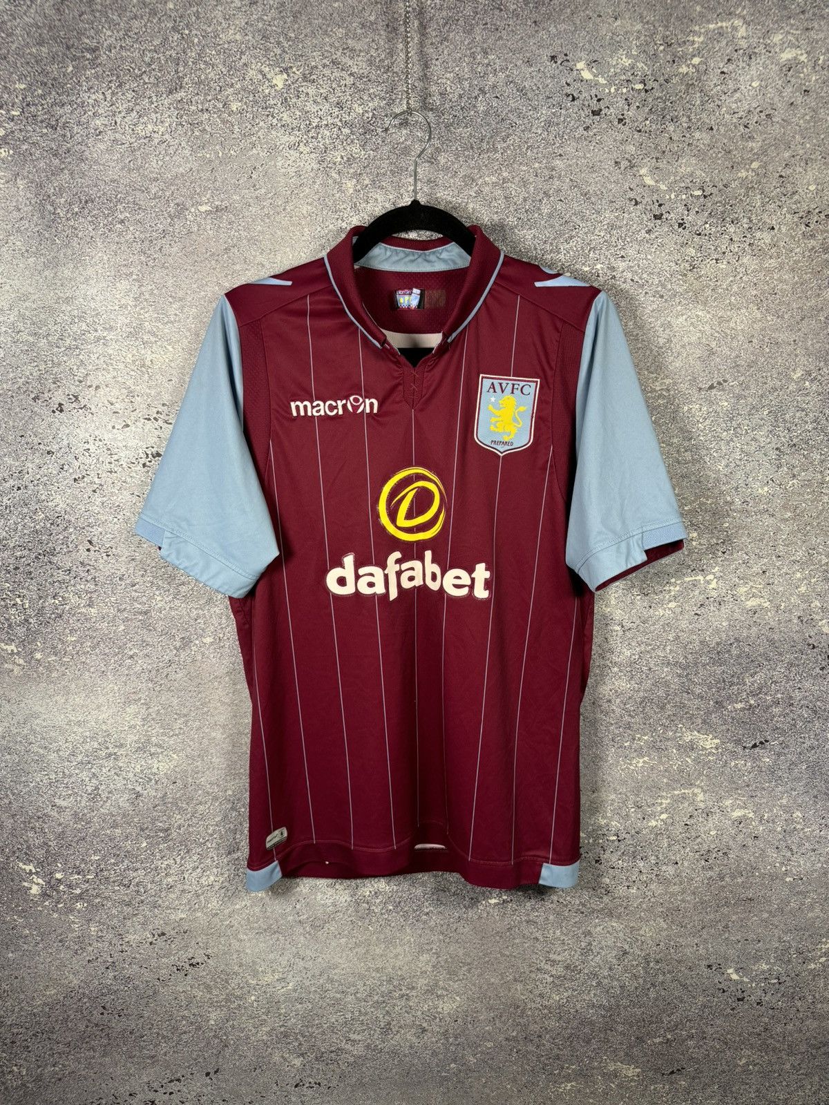 Macron × Vintage Vintage Aston Villa 2014/15 Macron Jersey Blokcore Medium Size US M / EU 48-50 / 2 - 1 Thumbnail