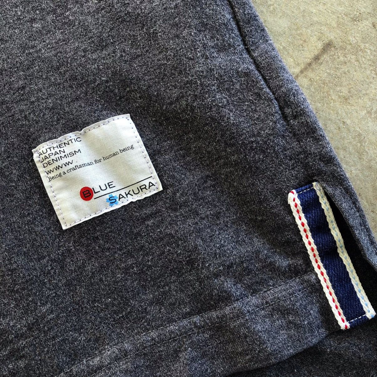 BLUE SAKURA Japan Selvedge Made Pocket T-Shirt