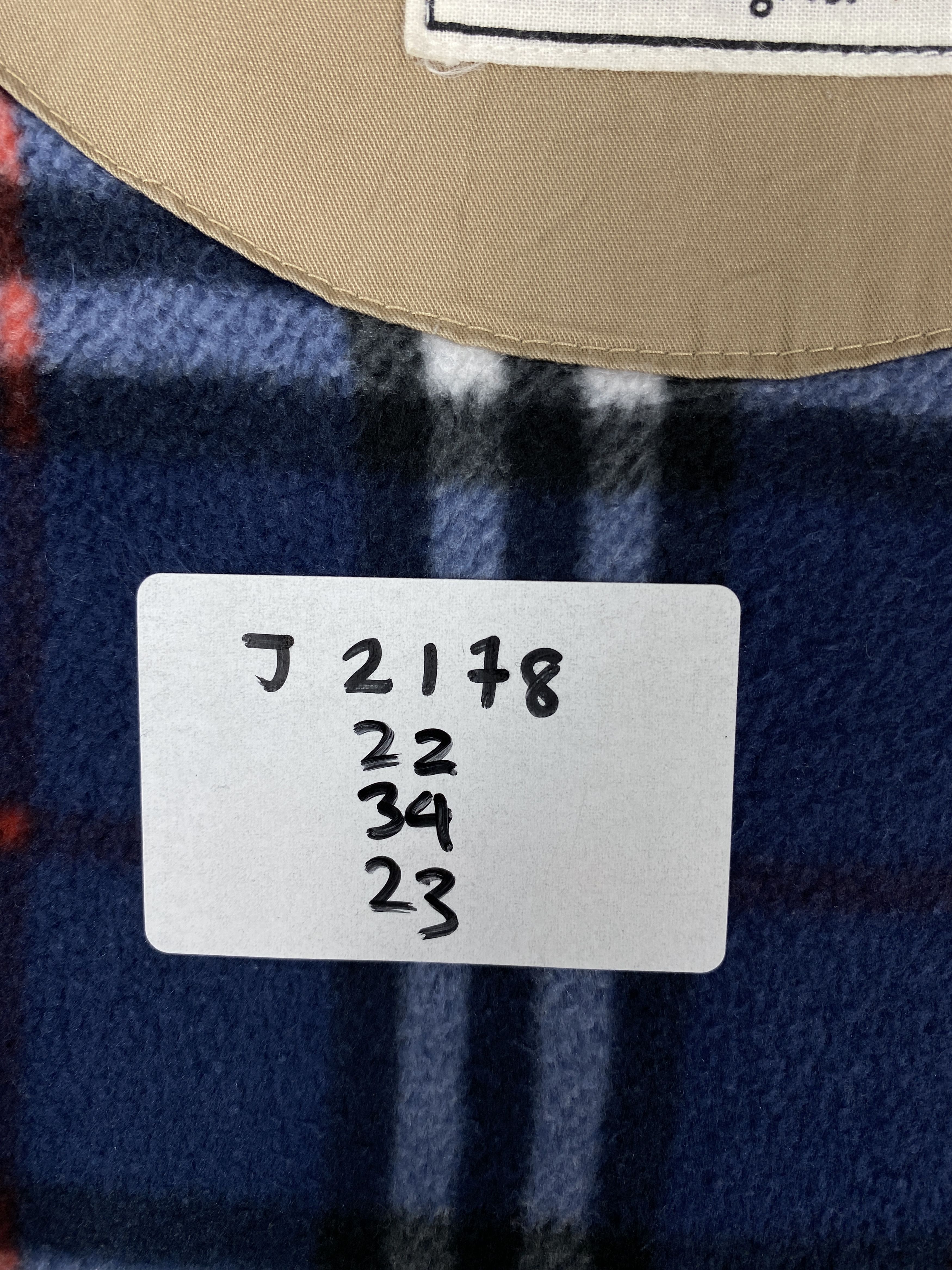 Japanese Brand Vintage Japanese Brand Checked Lining Long Jacket J2178 Size US S / EU 44-46 / 1 - 13 Thumbnail