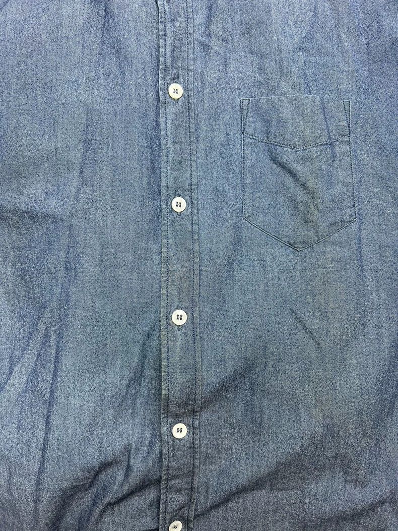 Maison Margiela Maison Margiela size 36 White label denim short sleeve shi Size US M / EU 48-50 / 2 - 6 Thumbnail