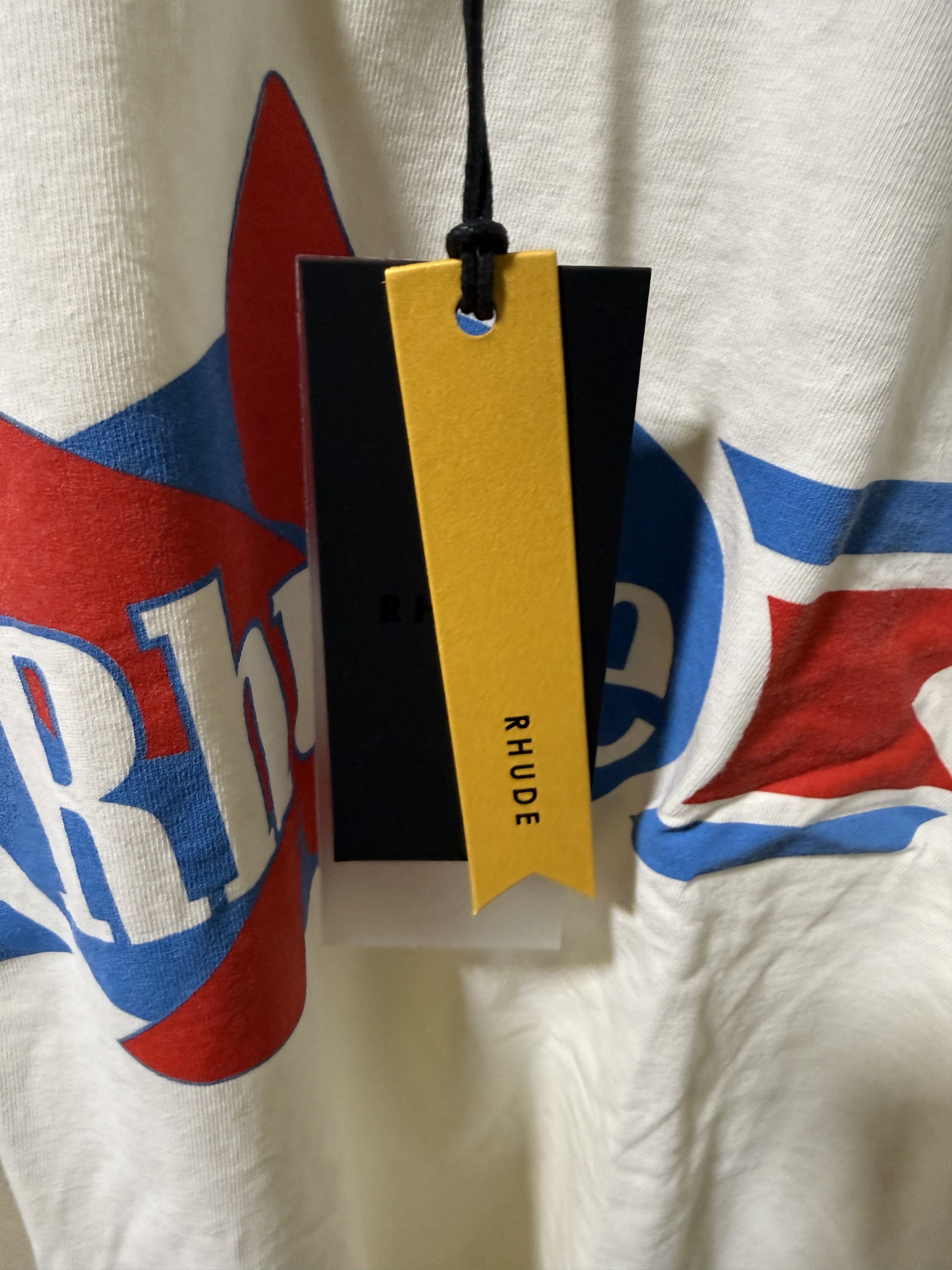 Rhude Rhude Chevron Eagle Tee 'Vintage White' Size US XXL / EU 58 / 5 - 2 Thumbnail