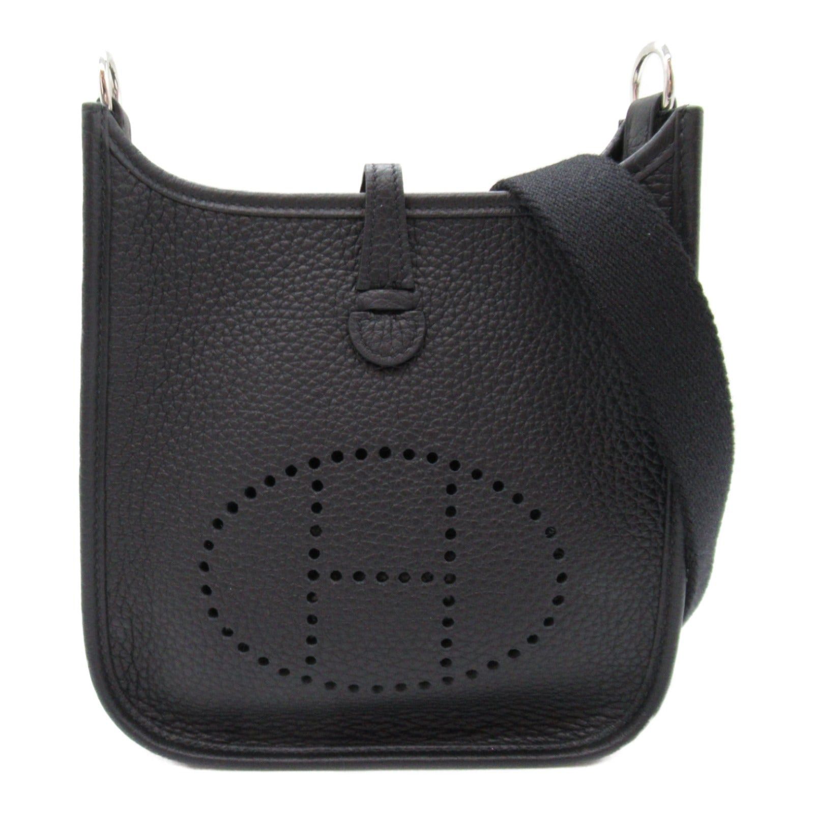 Hermes Hermes Evelyn Amazon Tpm Black Shoulder Bag Leather Clemence (Hermes) Silver Hardware B Stamp Size ONE SIZE - 1 Thumbnail
