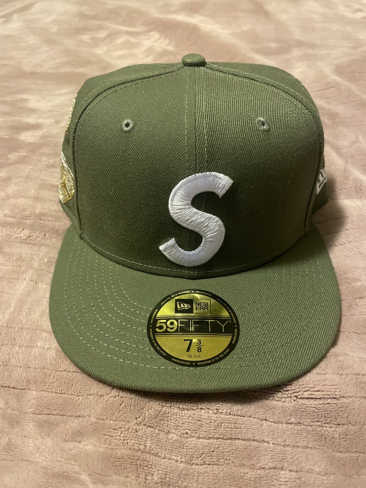 Supreme Jesus Piece S Logo New Era 59Fifty Hat Olive