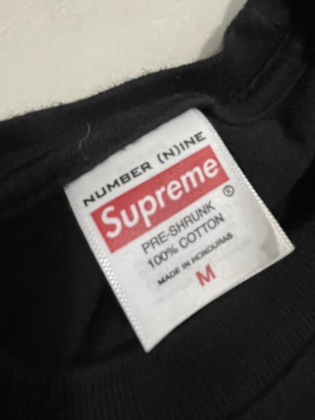 Number (N)ine × Supreme “Shut The F*ck Up” Tee