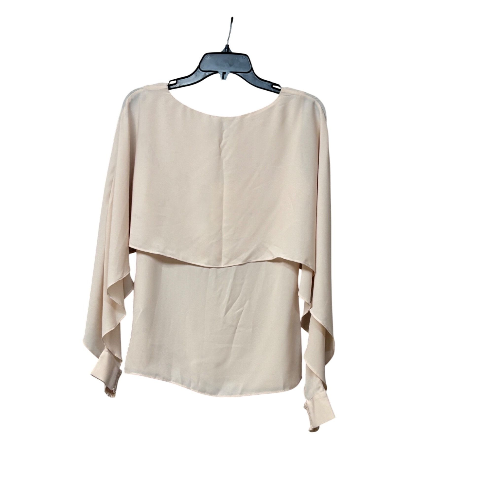 DKNY DKNY Ruffled Cape Top, Blush, Sz. XS-DISCOLORED Size XS / US 0-2 / IT 36-38 - 4 Thumbnail