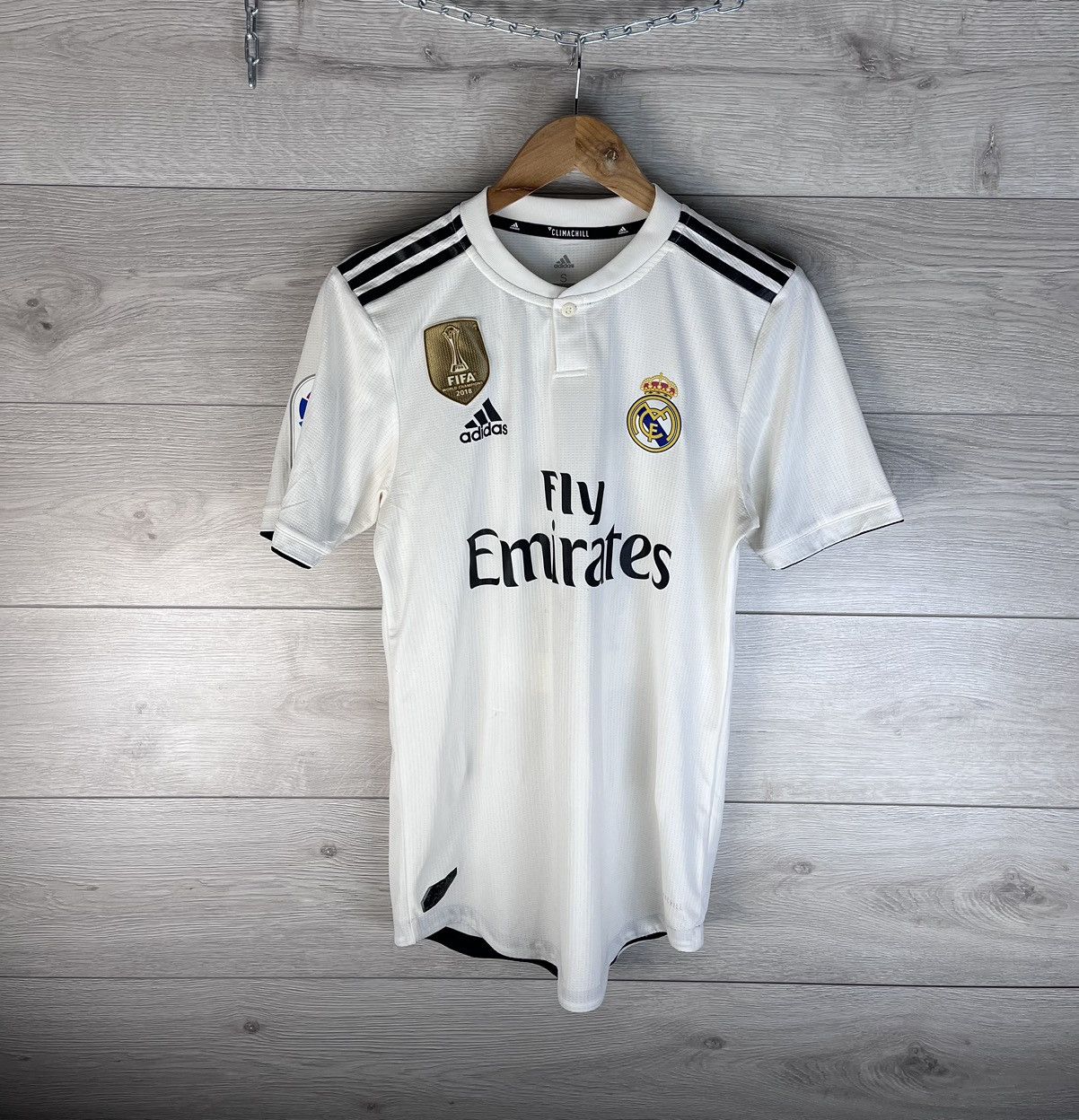 Adidas Men’s soccer jersey Fc Real Madrid Adidas size S LaLiga Size US S / EU 44-46 / 1 - 1 Thumbnail