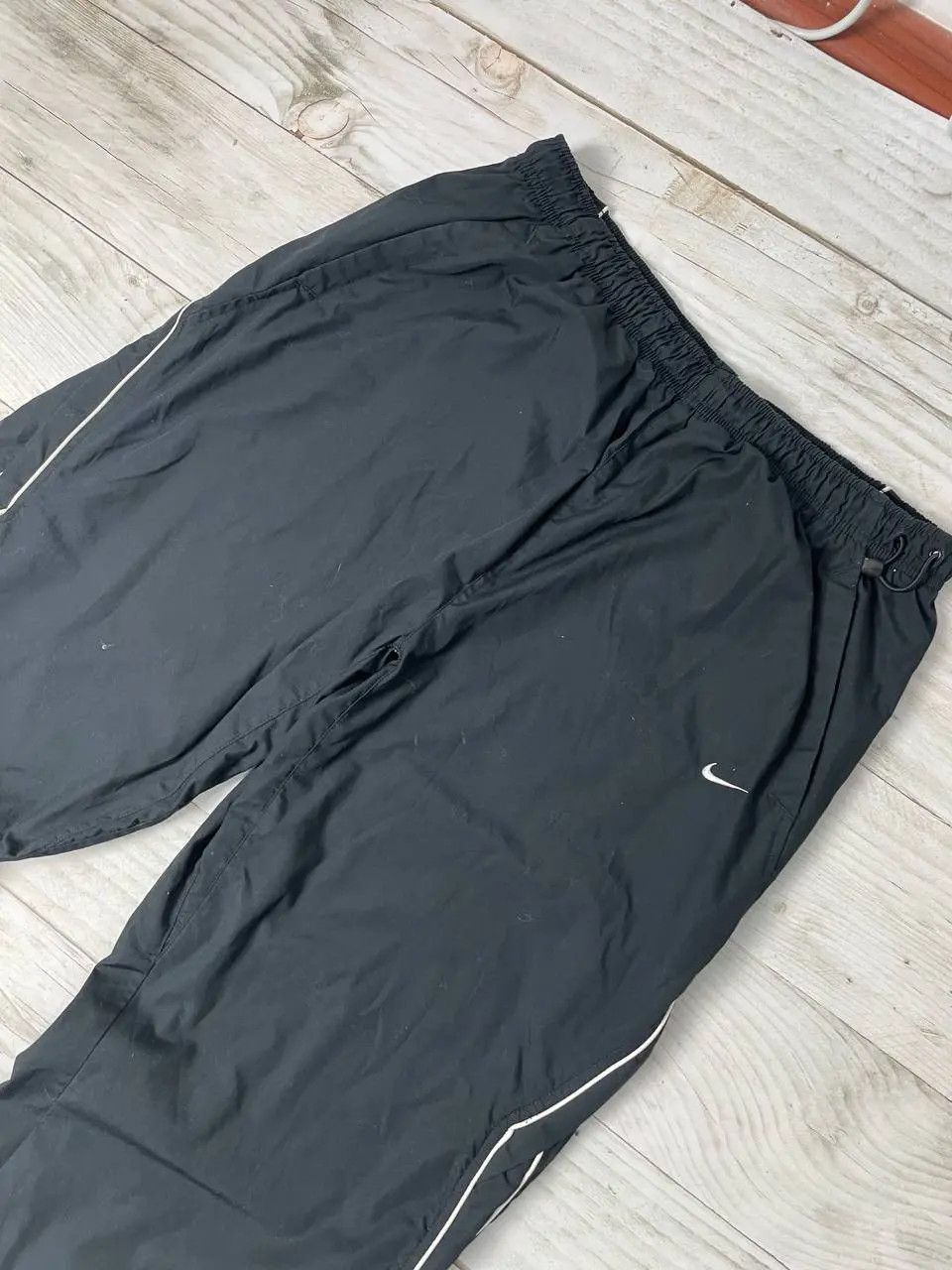 Nike Vintage Nike Track Pants Striped Nylon Swoosh Baggy Size US 36 / EU 52 - 7 Thumbnail