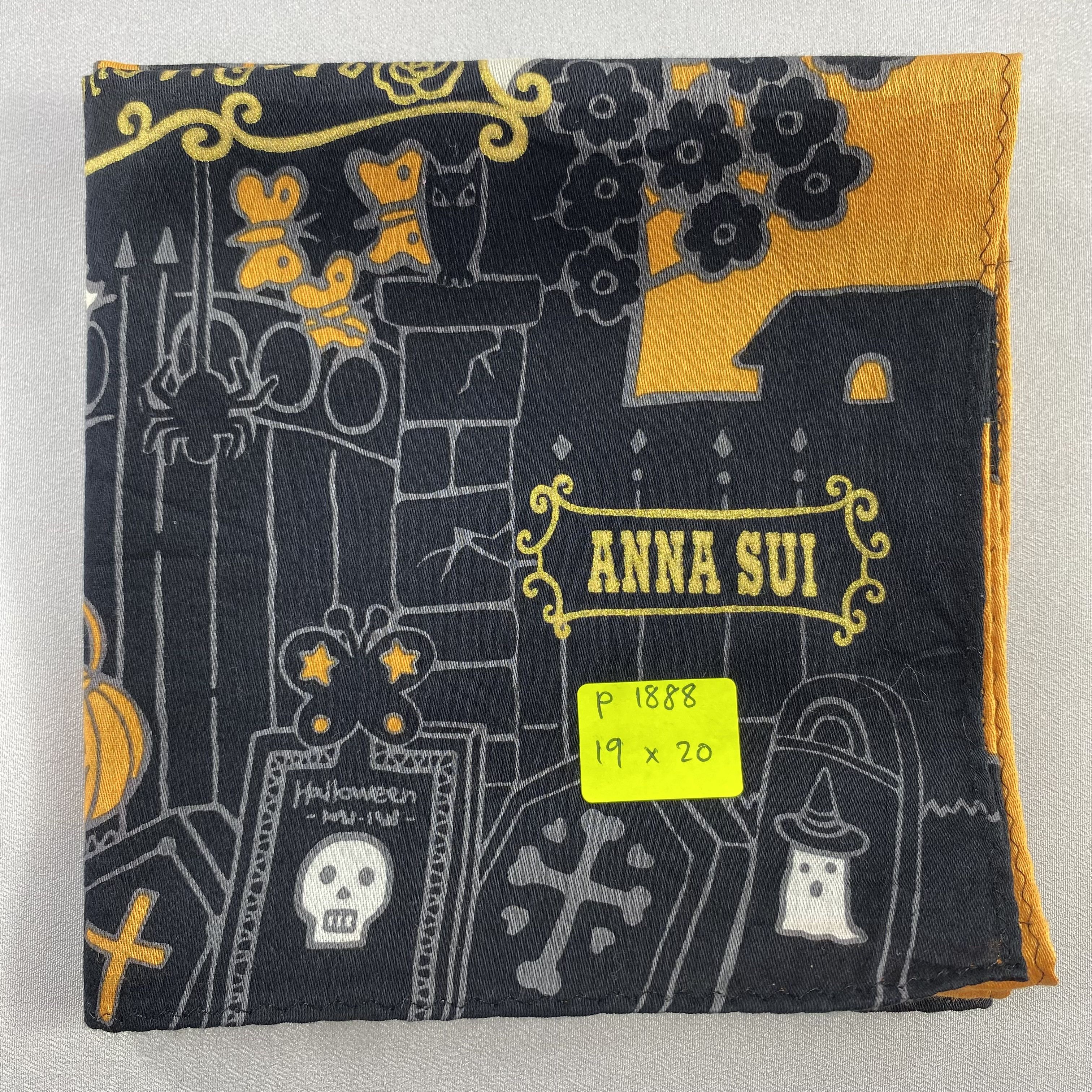Vintage Anna Sui Bandana/ Handkerchief / Neckerchief-P1888 Size ONE SIZE - 5 Thumbnail