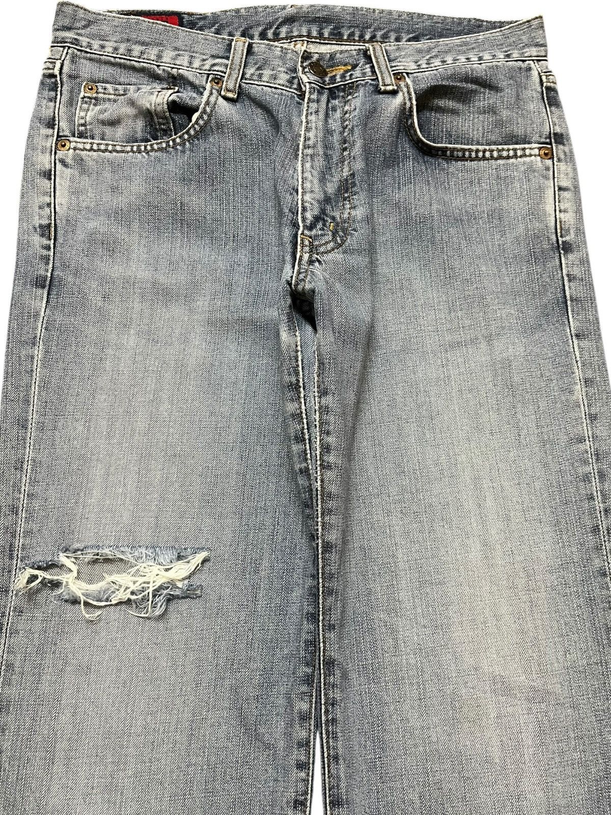 Edwin Vintage Edwin 503zz Faded Distressed Denim Size US 31 - 2 Thumbnail