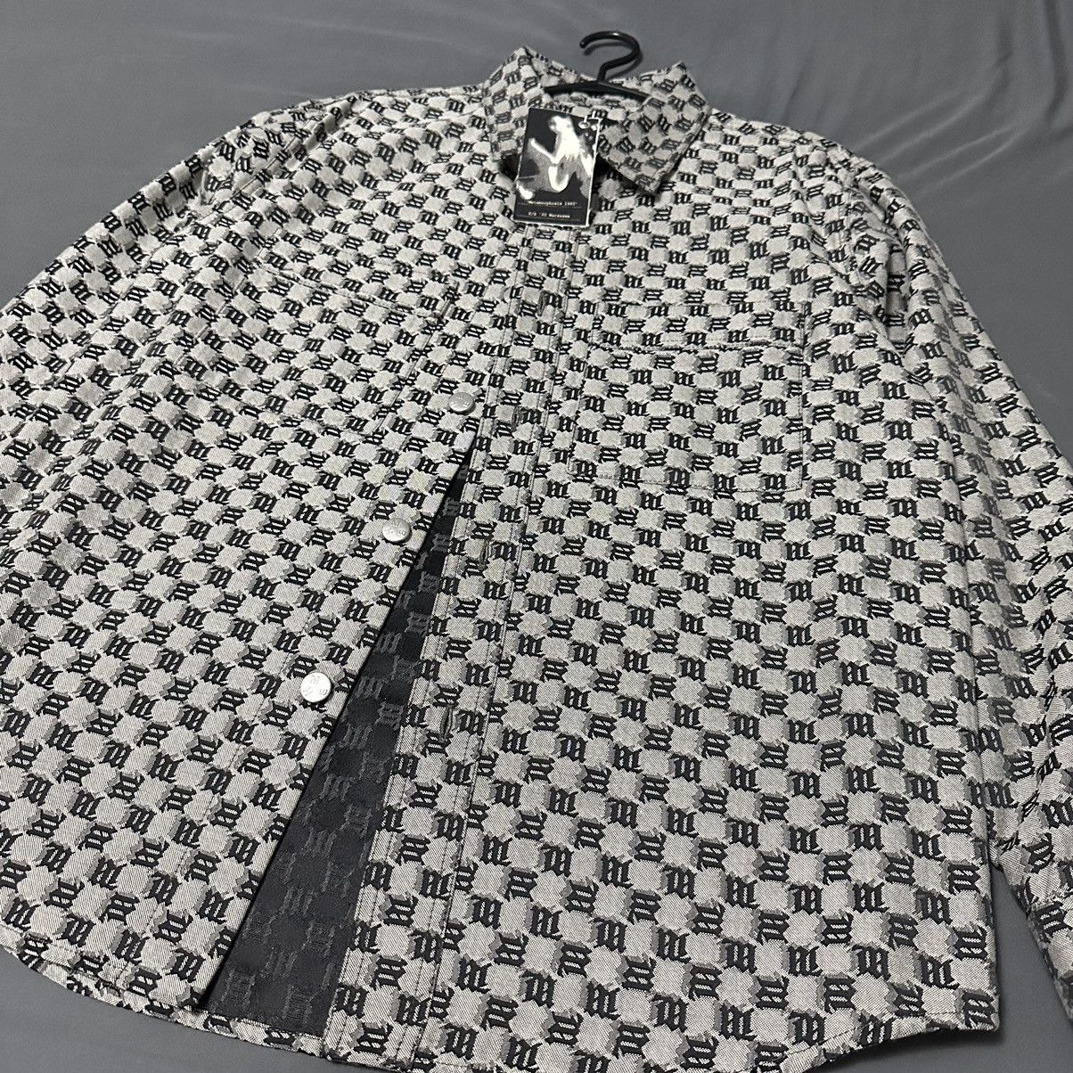Misbhv MISBHV BUTTON UP SHIRT WITH M MONOGRAMS. Size US S / EU 44-46 / 1 - 2 Thumbnail