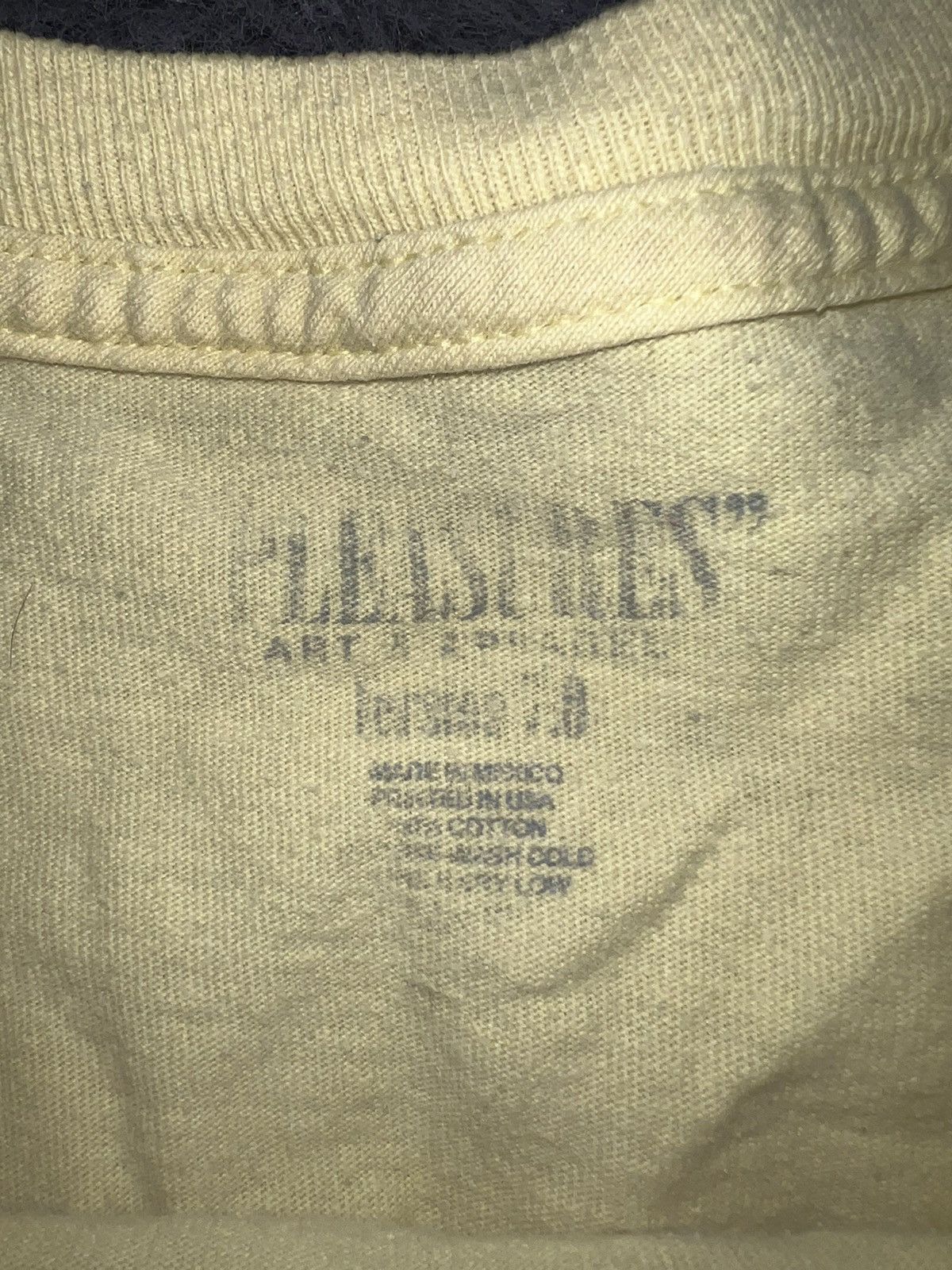 Pleasures Pleasures yellow tee Size US L / EU 52-54 / 3 - 2 Thumbnail