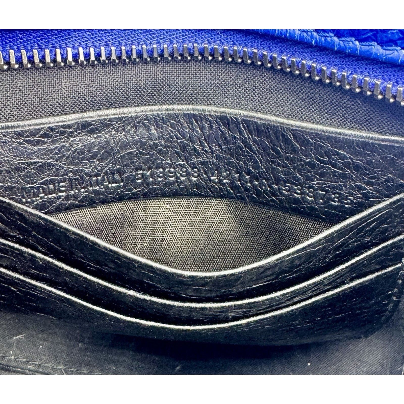 Balenciaga Bazar Shoulder Handbag Goatskin Blue Size Mini Authentic Size ONE SIZE - 12 Thumbnail
