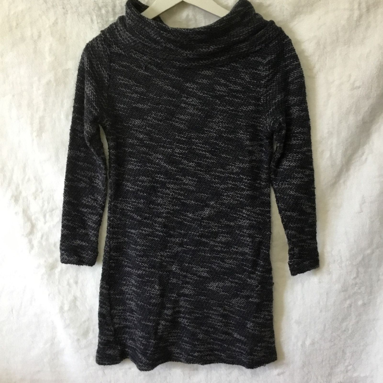 Loft Loft Gray Turtleneck Sweater Dress Size S / US 4 / IT 40 - 2 Thumbnail