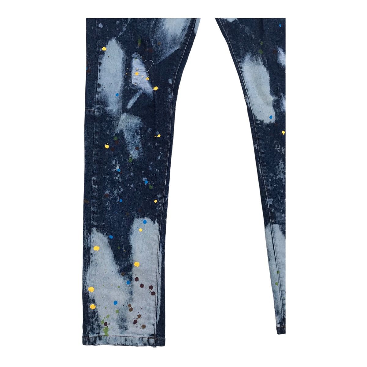 Other FWRD Distressed Bleached Streetwear Paint Splash Denim Pants Size US 35 - 8 Thumbnail