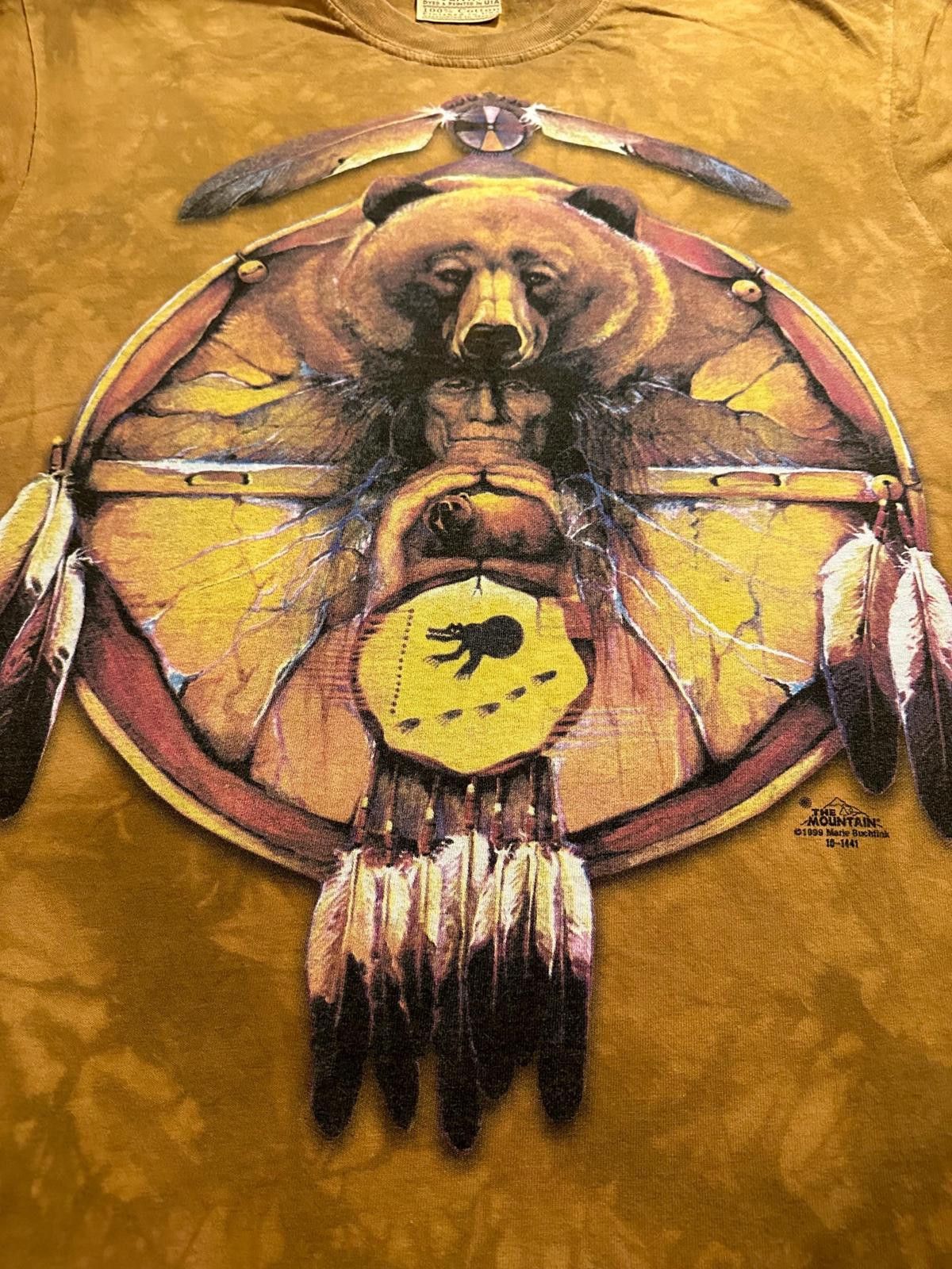 The Mountain The Mountain Bear and Dreamcatcher Graphic T-Shirt Size ONE SIZE - 3 Thumbnail