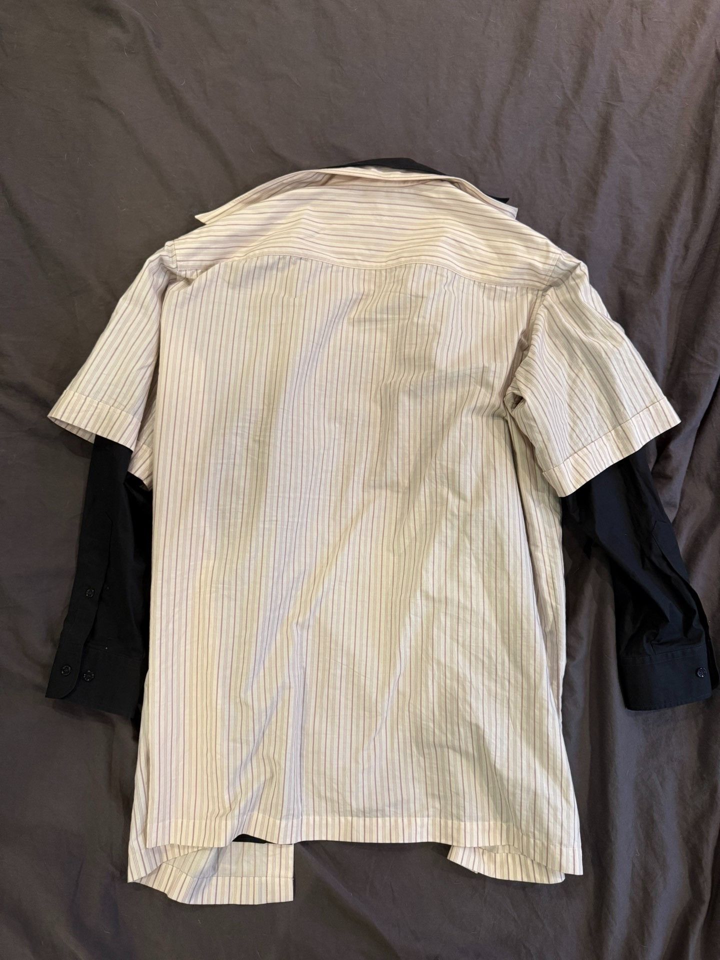 Maison Margiela Maison Margiela Fake two-piece oversize shirt 2501-Nextarro Size US M / EU 48-50 / 2 - 2 Thumbnail