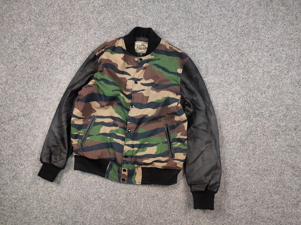 Reason Vintage Reason Varsity Camo Bomber Jacket kanye west Style Size US L / EU 52-54 / 3 - 4 Thumbnail