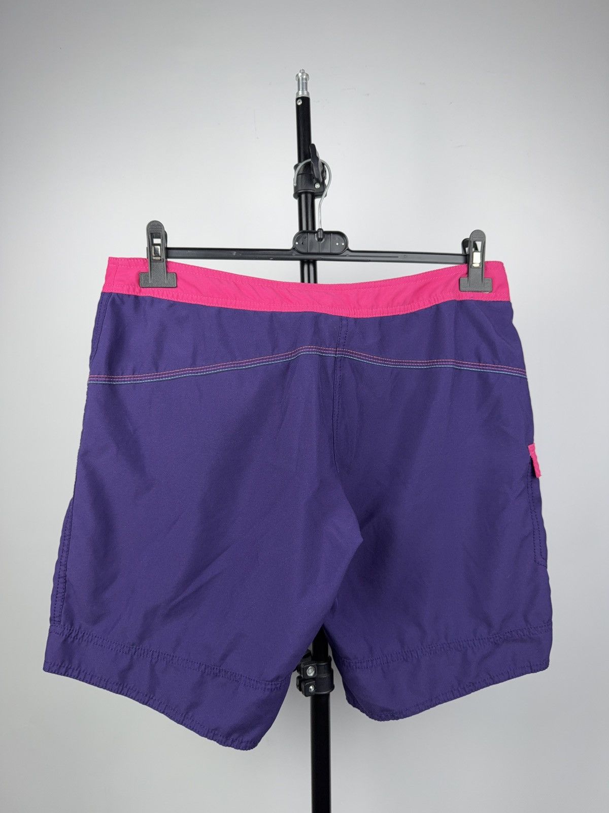 Adidas Adidas Y2K Floral Board Shorts Purple Pink 3-Stripes Wmns M Size 32" / US 10 / IT 46 - 6 Thumbnail