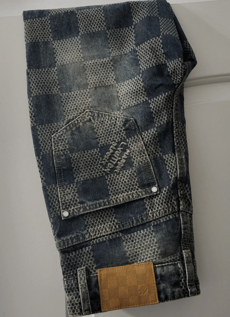 Louis Vuitton Damier Stone Jeans Skater Pants Size US 34 / EU 50 - 3 Thumbnail