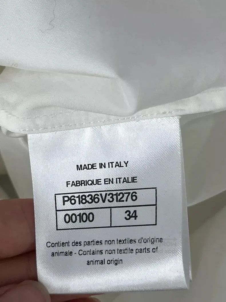 Chanel Chanel Egypt Collection White Collar Shirt. Size US M / EU 48-50 / 2 - 5 Thumbnail