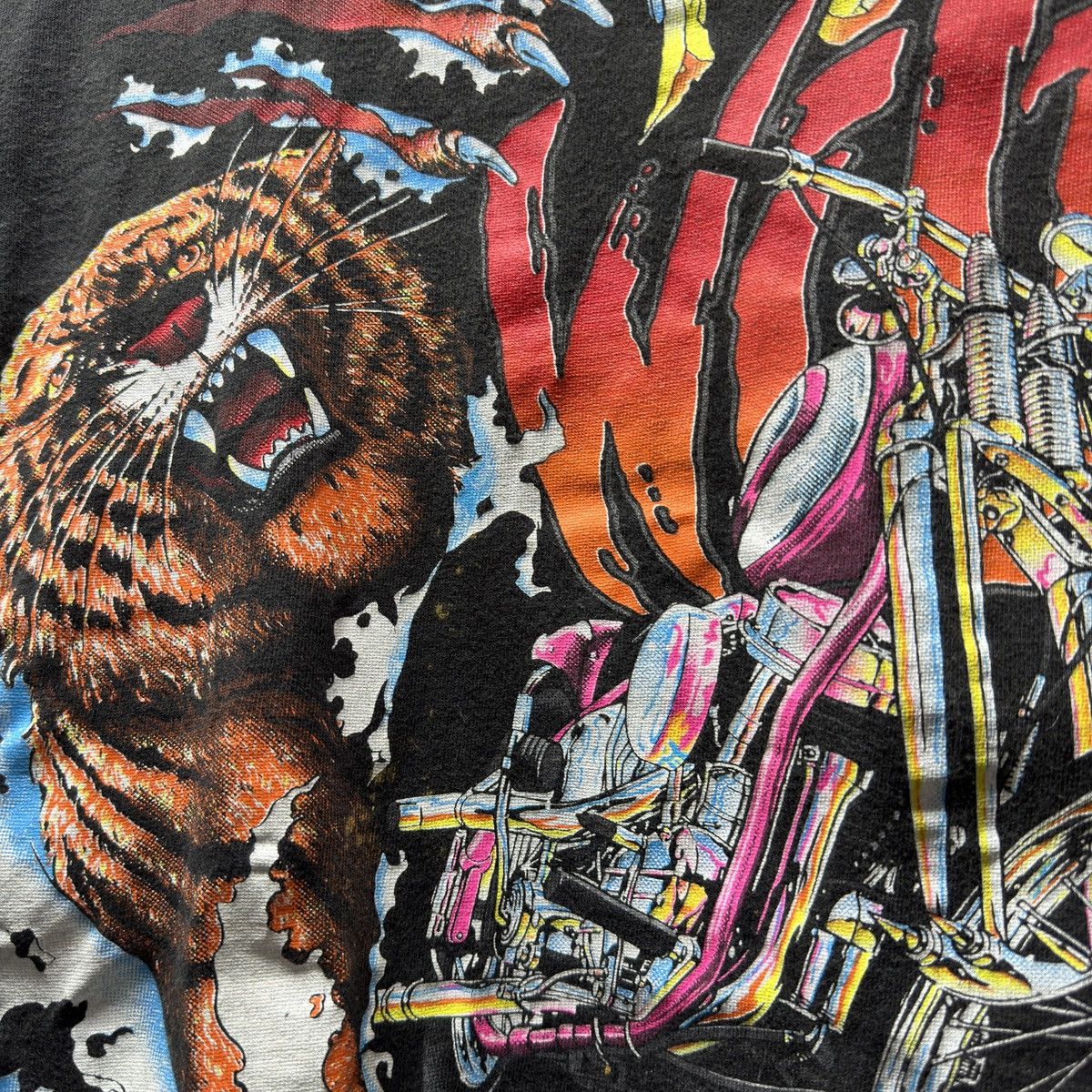 Harley Davidson 90s Harley Davidson Forever Wild Shirt ERD Grunge Faded WCC Size US XL / EU 56 / 4 - 7 Thumbnail