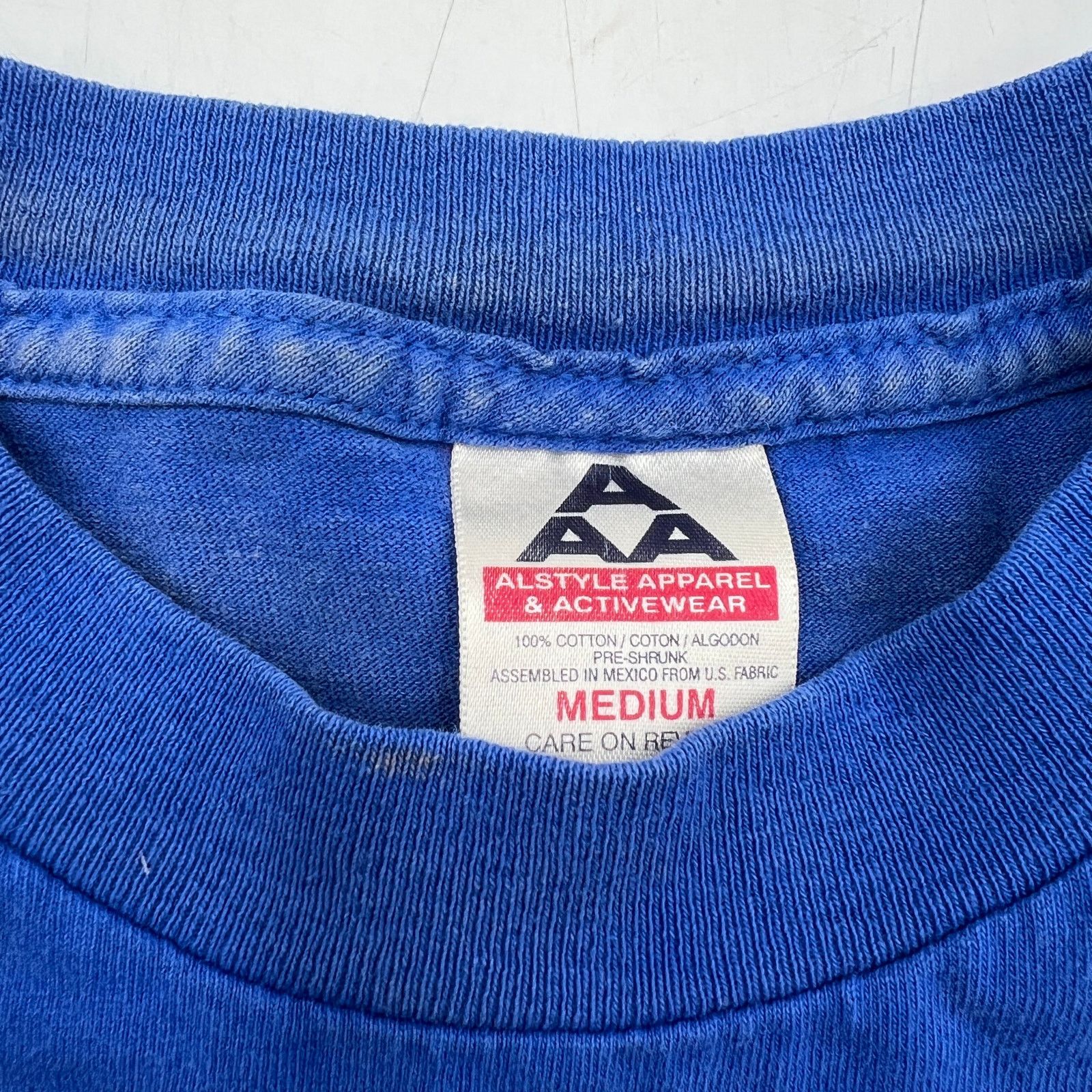 Alstyle × Vintage Vintage Men's 2000 Blue Green Day Medium T-Shirt Size US M / EU 48-50 / 2 - 2 Thumbnail