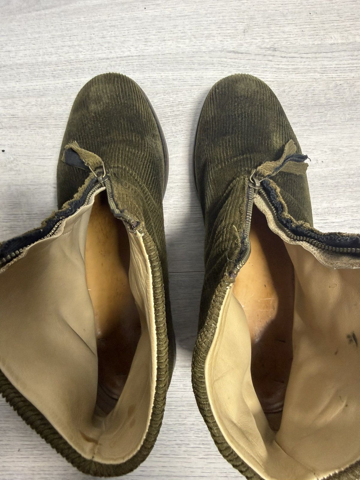 Cherevichkiotvichki Cherevichkiotvichki Corduroy Ankle Boots Size US 9 / EU 42 - 10 Thumbnail