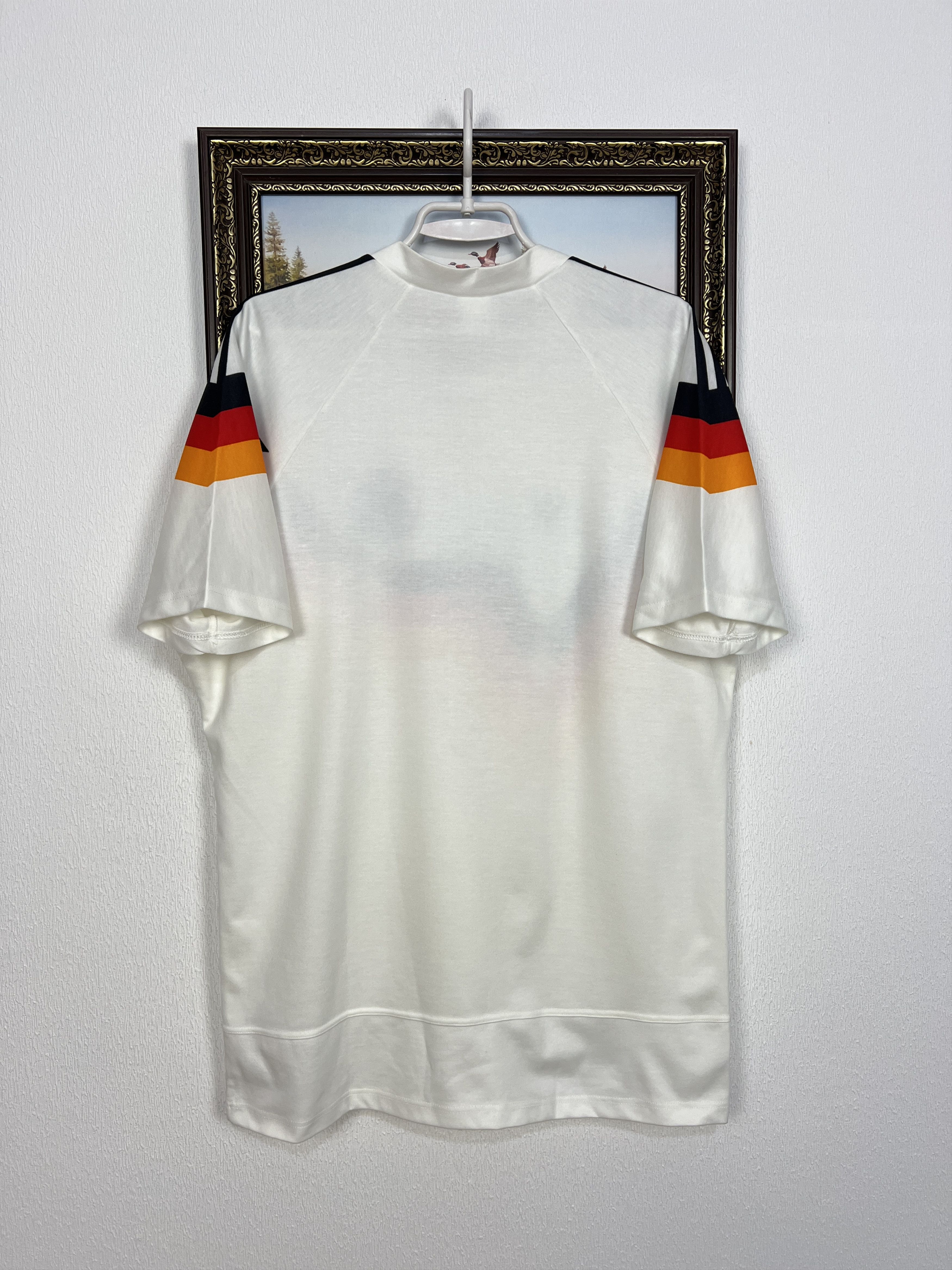 Adidas Germany Home Retro Football Shirt 1990 Soccer Jersey Trikot Size US L / EU 52-54 / 3 - 6 Thumbnail