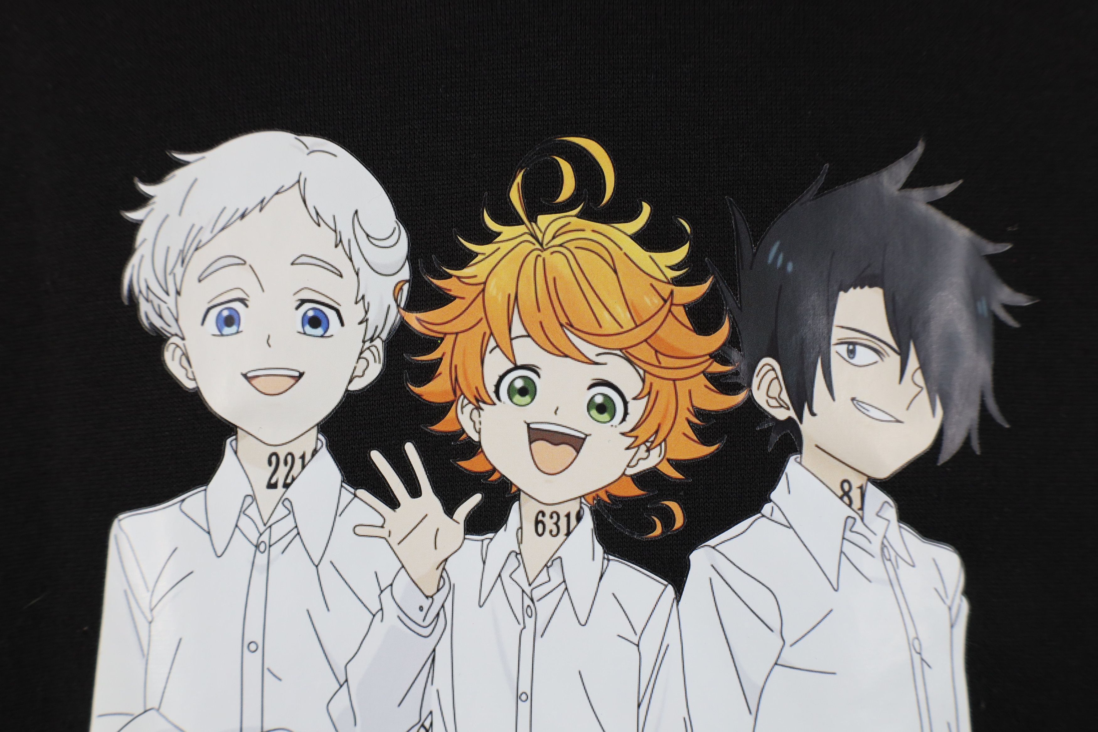 Vintage The Promised Neverland Japanese Anime Manga Hoodie Black Size M / US 6-8 / IT 42-44 - 5 Thumbnail