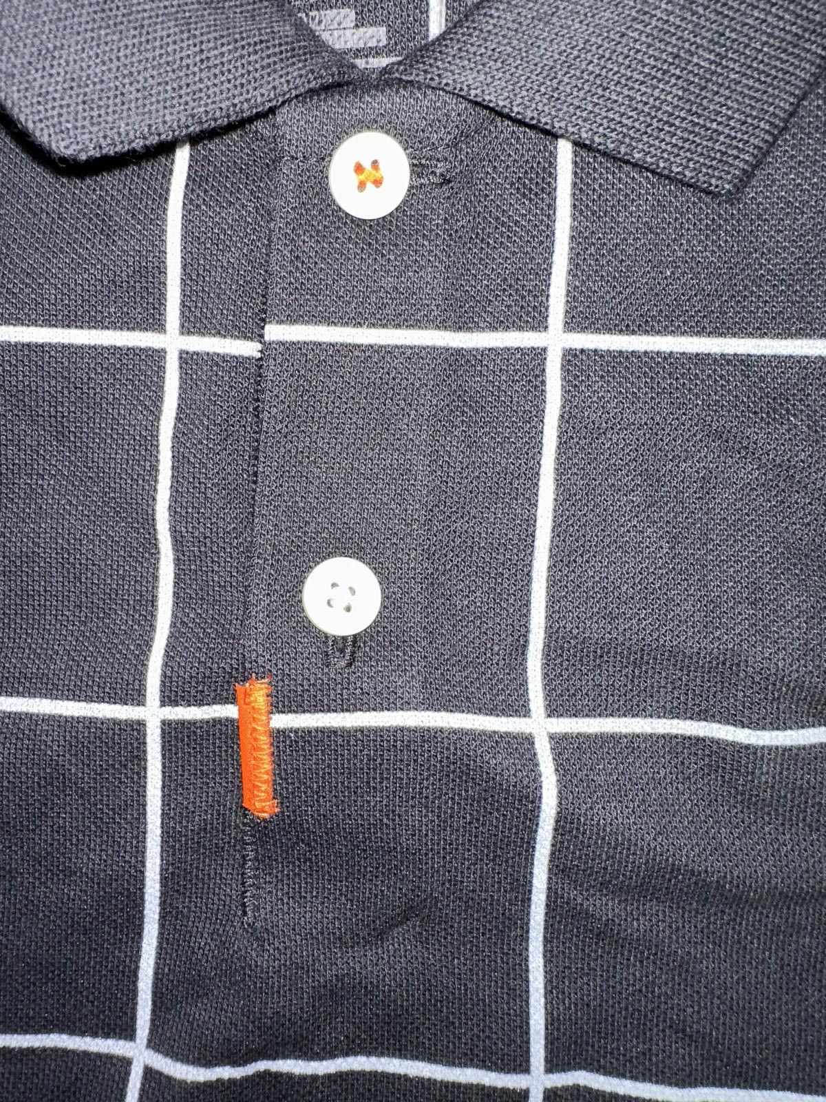 Nike Nike Men’s Black Knit Grid Polo Shirt Sample Size US M / EU 48-50 / 2 - 2 Thumbnail